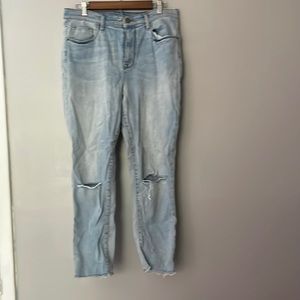 Urban Outfitters Jeans. BDG 31W Crop Twig High Rise Jeans. Distressed. Like new.